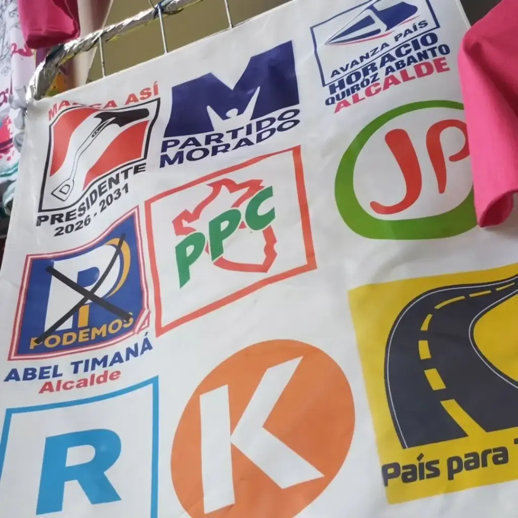 banderola campaña politica